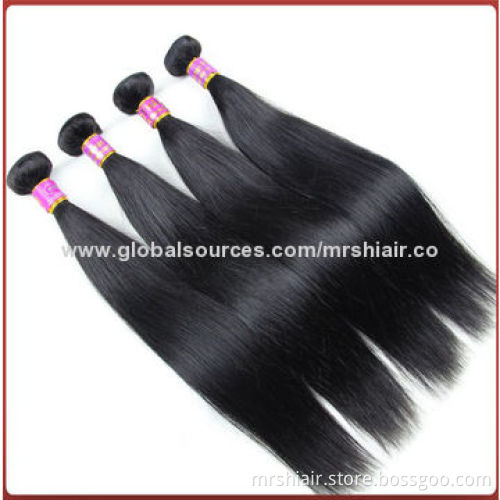22-inch Silk Straight Unprocessed Indian Remy Hair Weaving